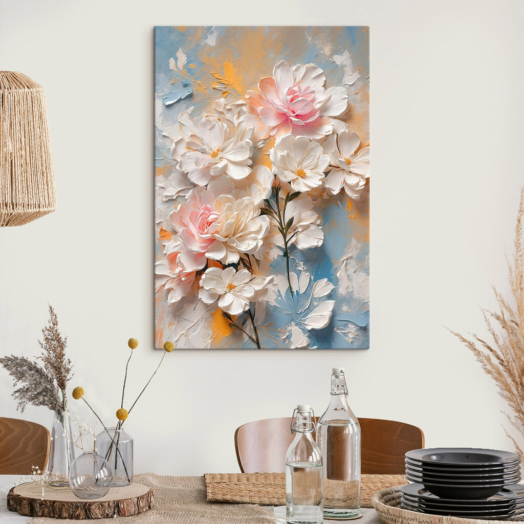 Fioritura rosa su ghiaccio — ambiente 3