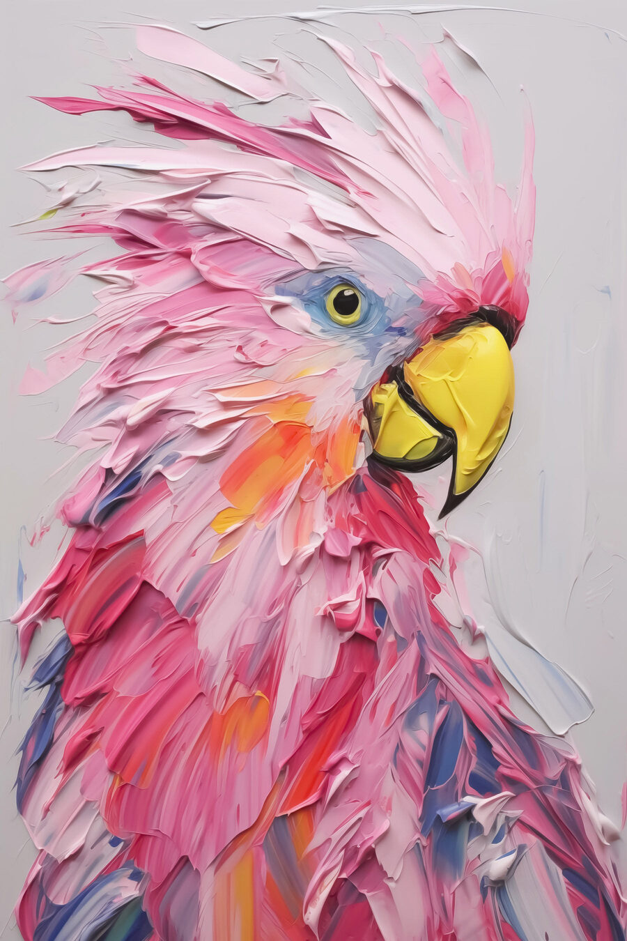 Cacatua rosa — design completo