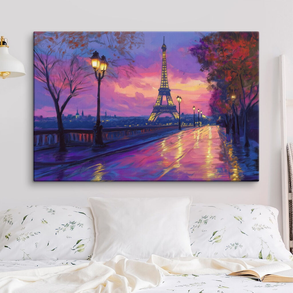 Parigi nel crepuscolo viola — ambiente 1