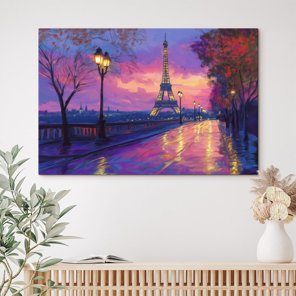 Parigi nel crepuscolo viola — ambiente 2