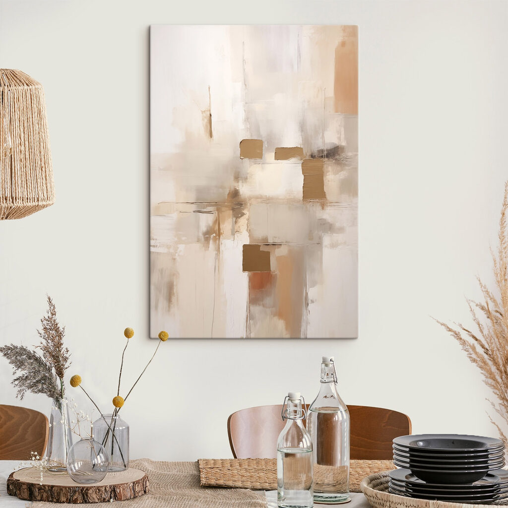 Tocchi dorati su crema — ambiente 1