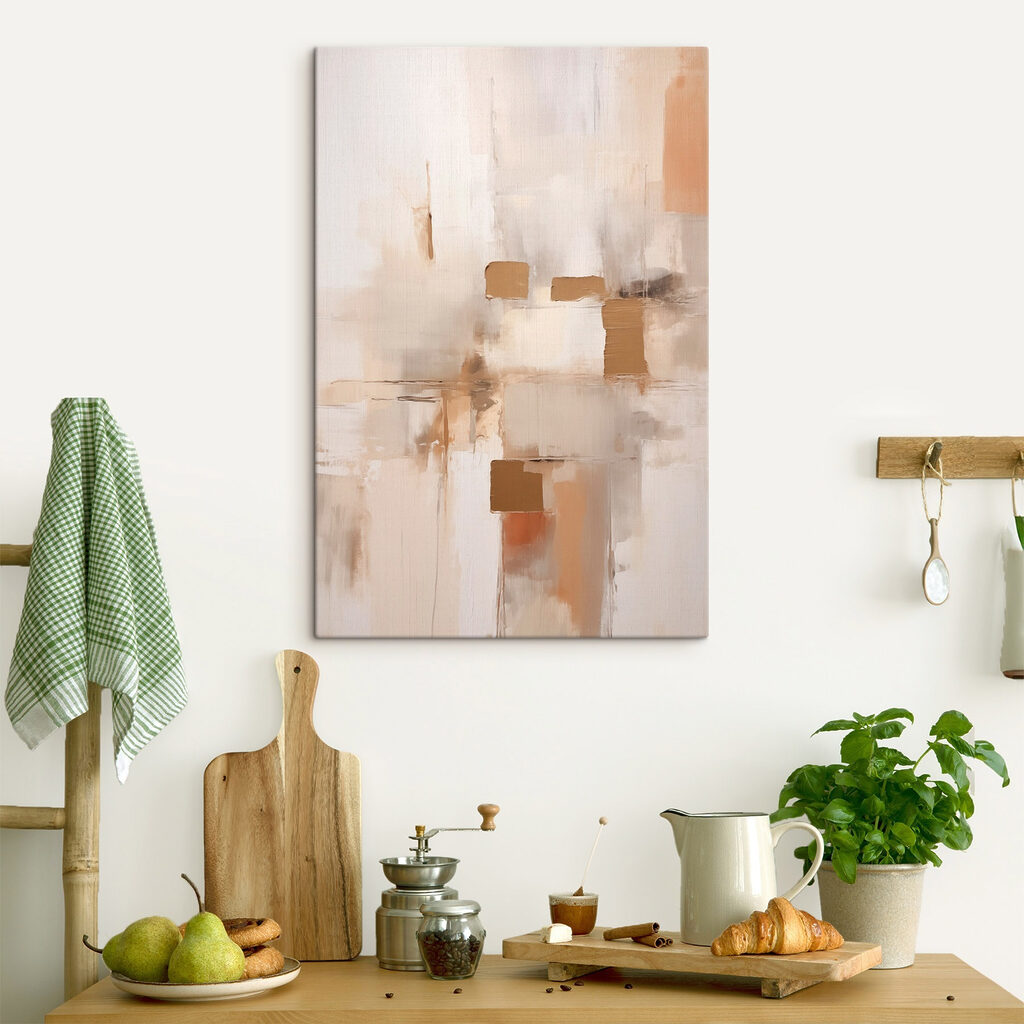 Tocchi dorati su crema — ambiente 2