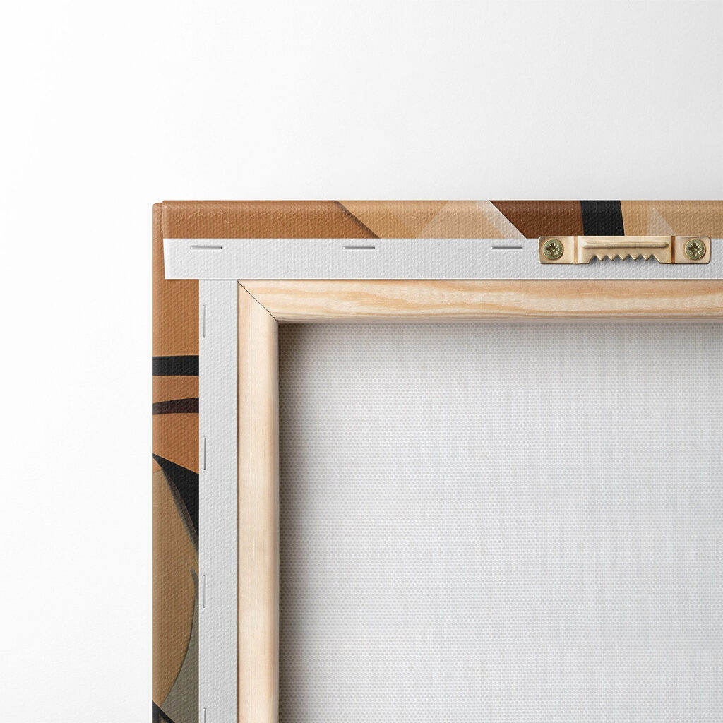 Sguardo geometrico in marrone — retro