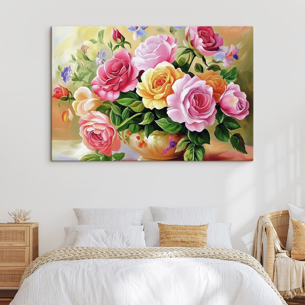 Bouquet di rose vivaci — ambiente 1