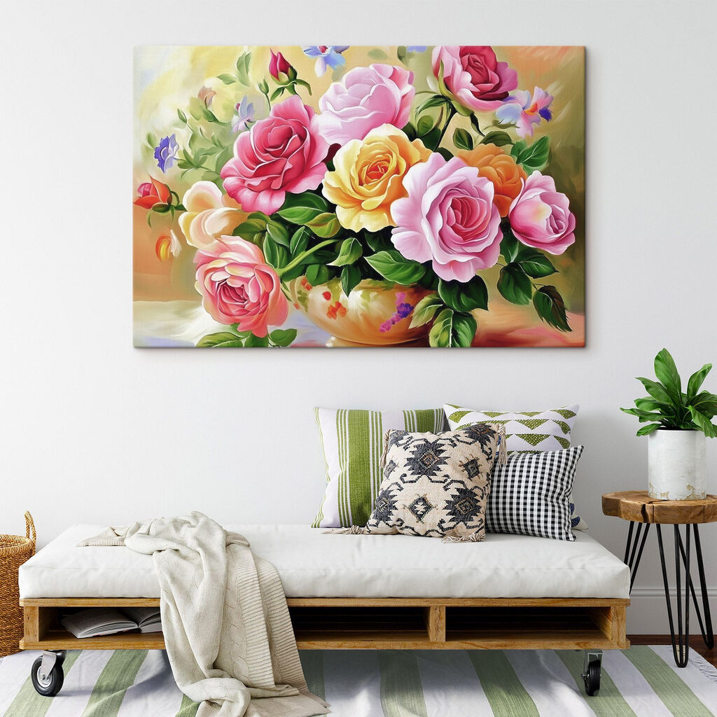 Bouquet di rose vivaci — ambiente 2