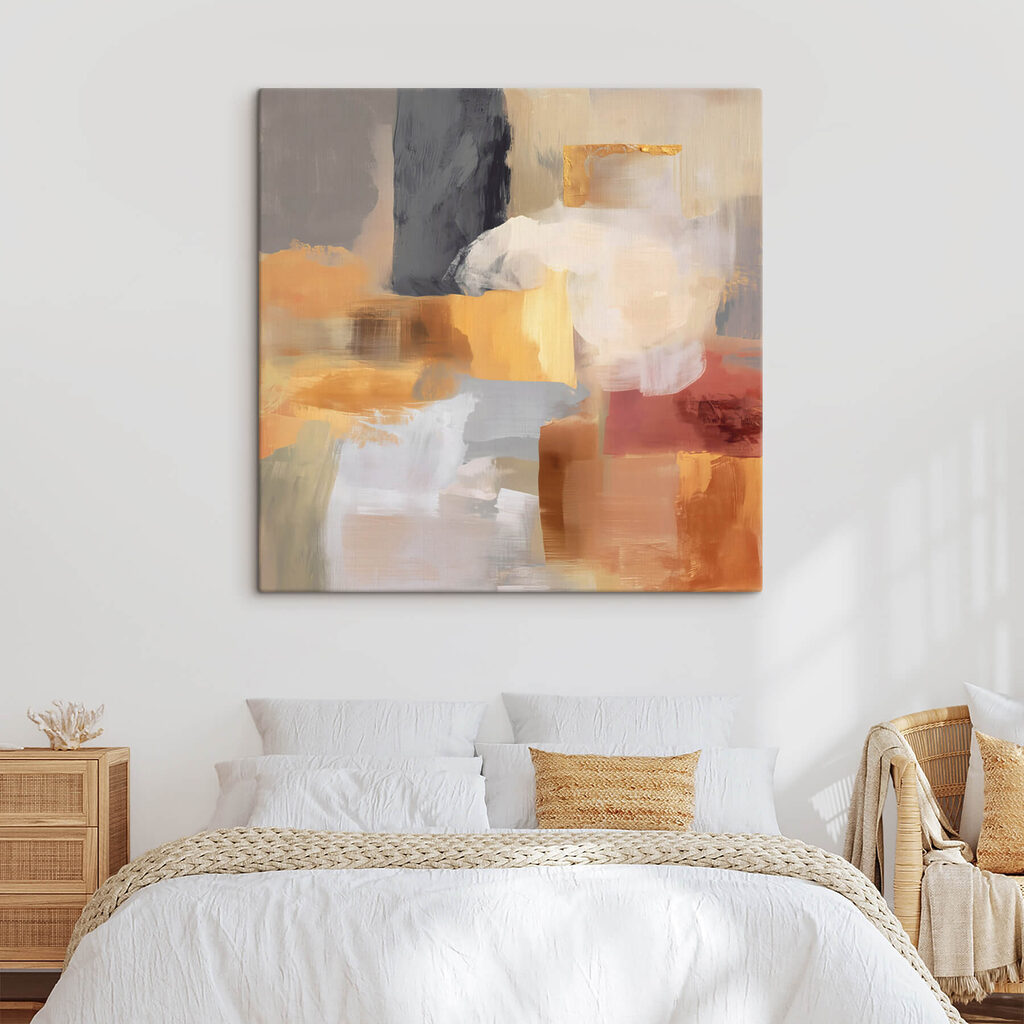 Campiture calde con grigio — ambiente 1