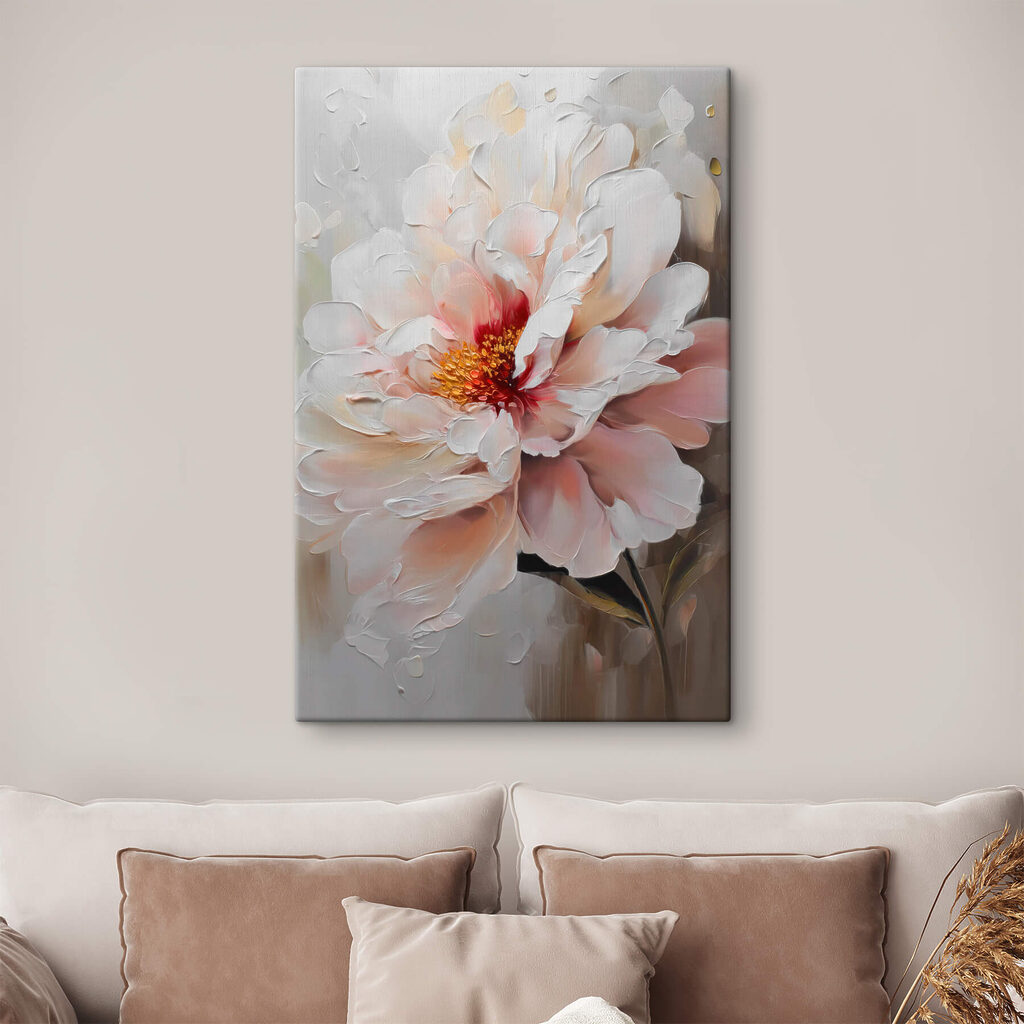 Cuore rosa e bianco — ambiente 1