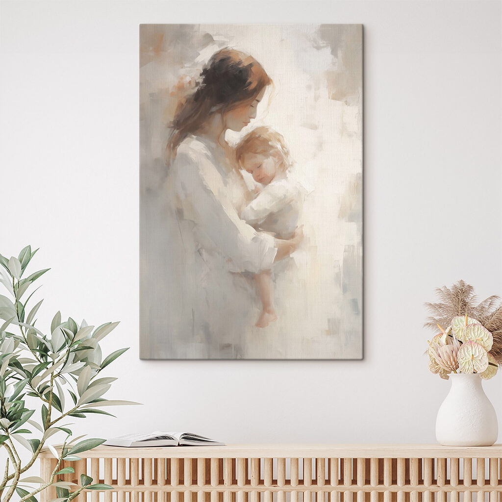 Madre abbraccia il bambino — ambiente 2