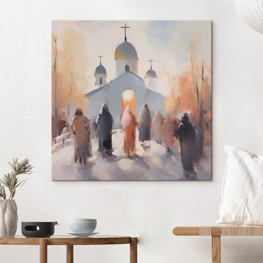 Verso la chiesa — ambiente 1