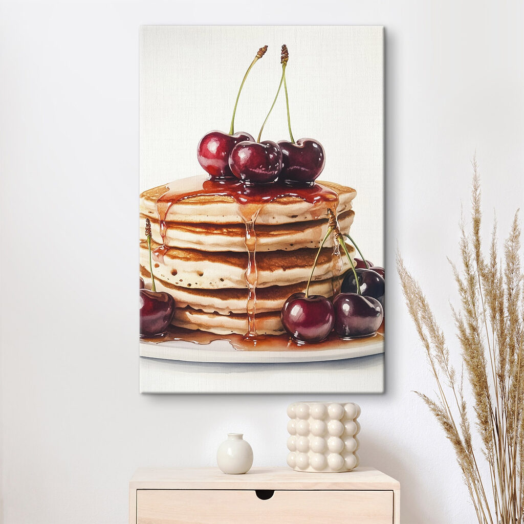 Pancake con ciliegie lucide — ambiente 1