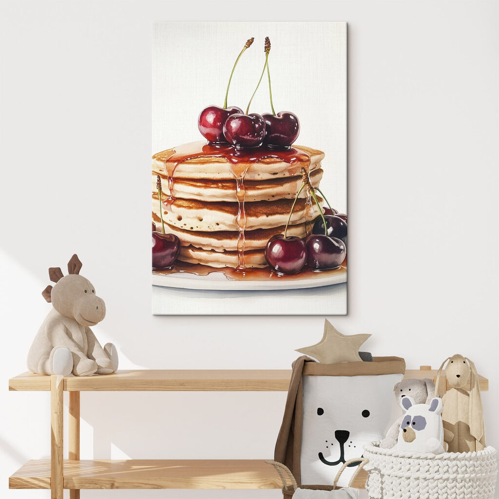 Pancake con ciliegie lucide — ambiente 2
