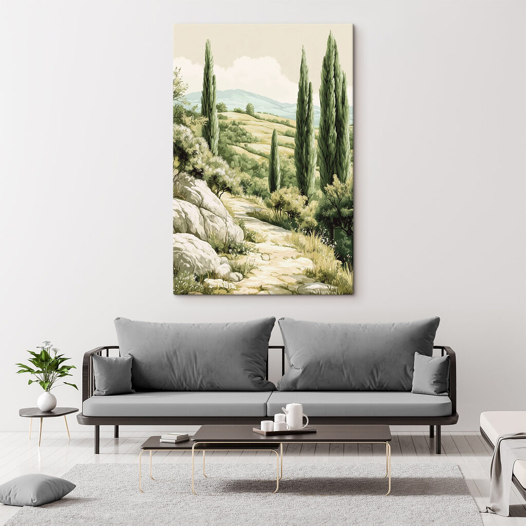 Sentiero tra i cipressi — ambiente 2