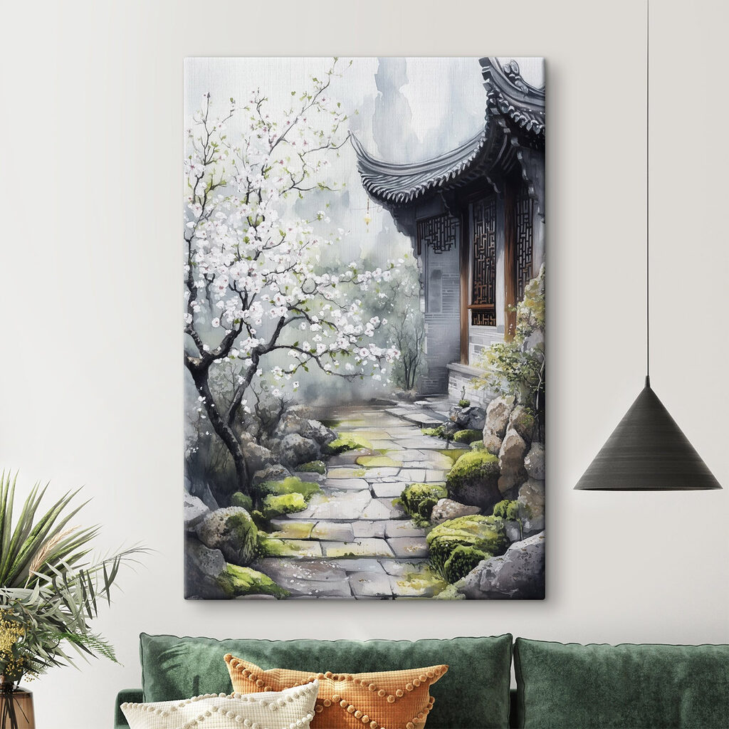 Fioritura verso il tempio — ambiente 2