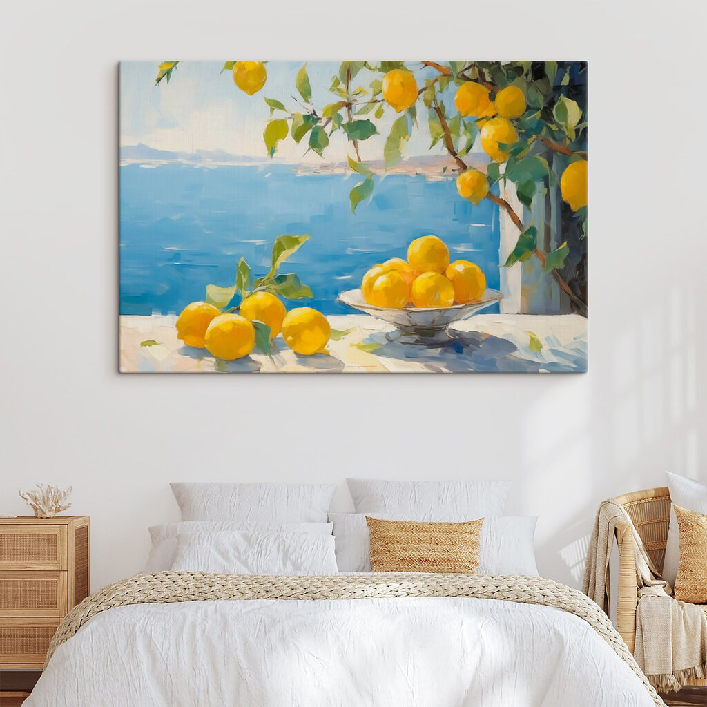 Limoni sul mare in un ambiente