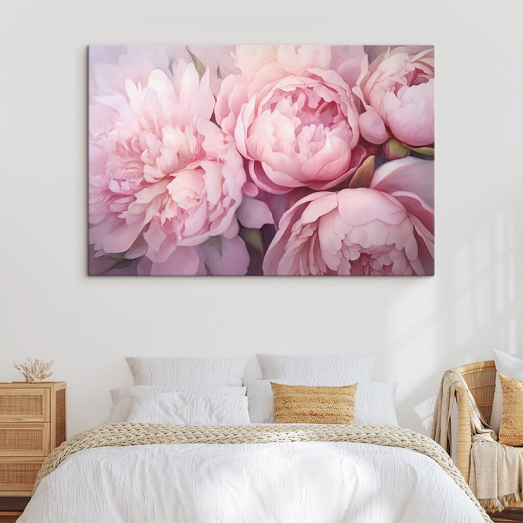 Peonie rosa in fiore — ambiente 2