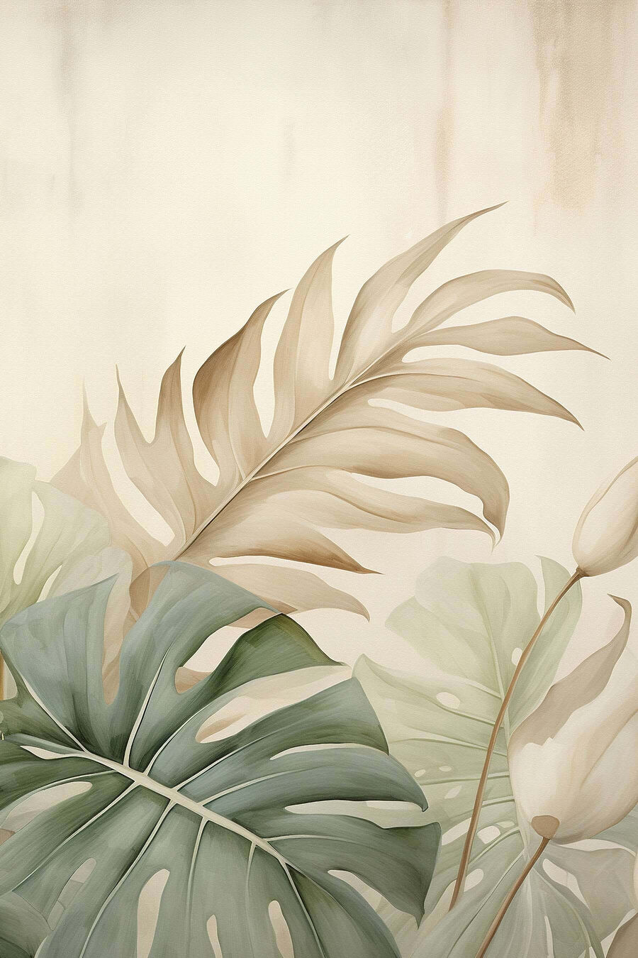 Palma d’oro su verde — design completo