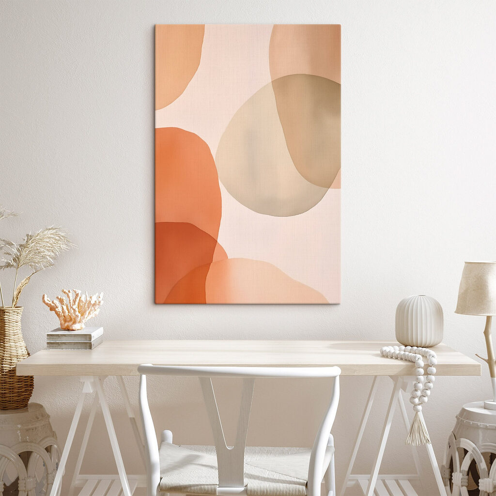 Forme rosa a strati — ambiente 1