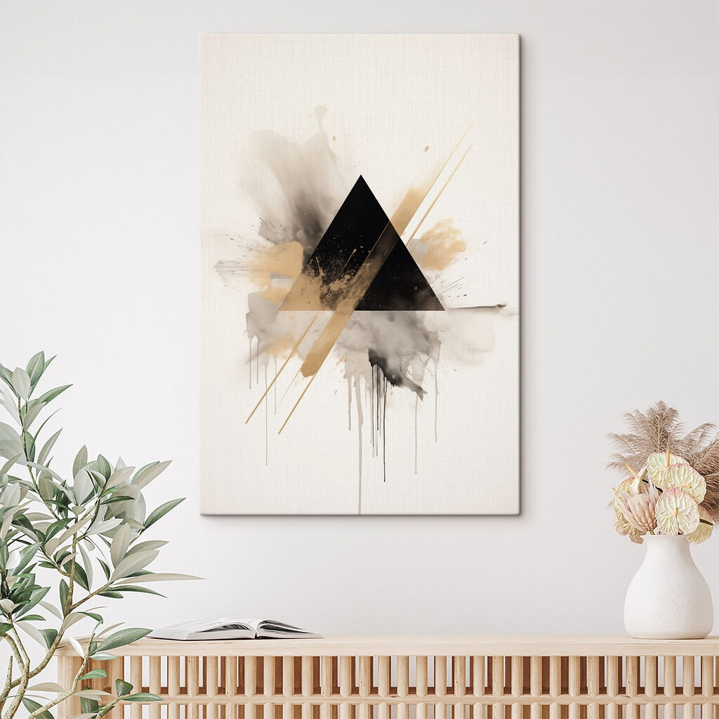 Triangolo nero e oro — ambiente 2