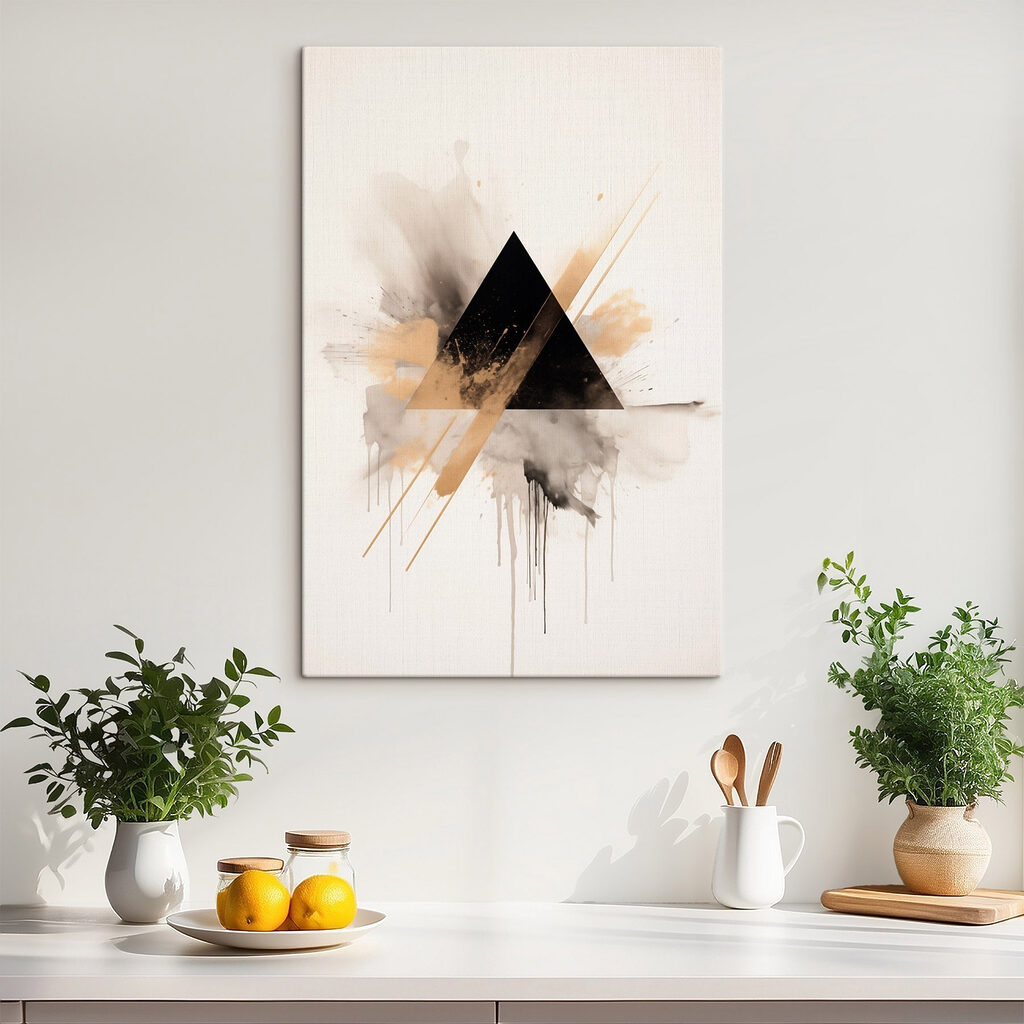 Triangolo nero e oro — ambiente 1