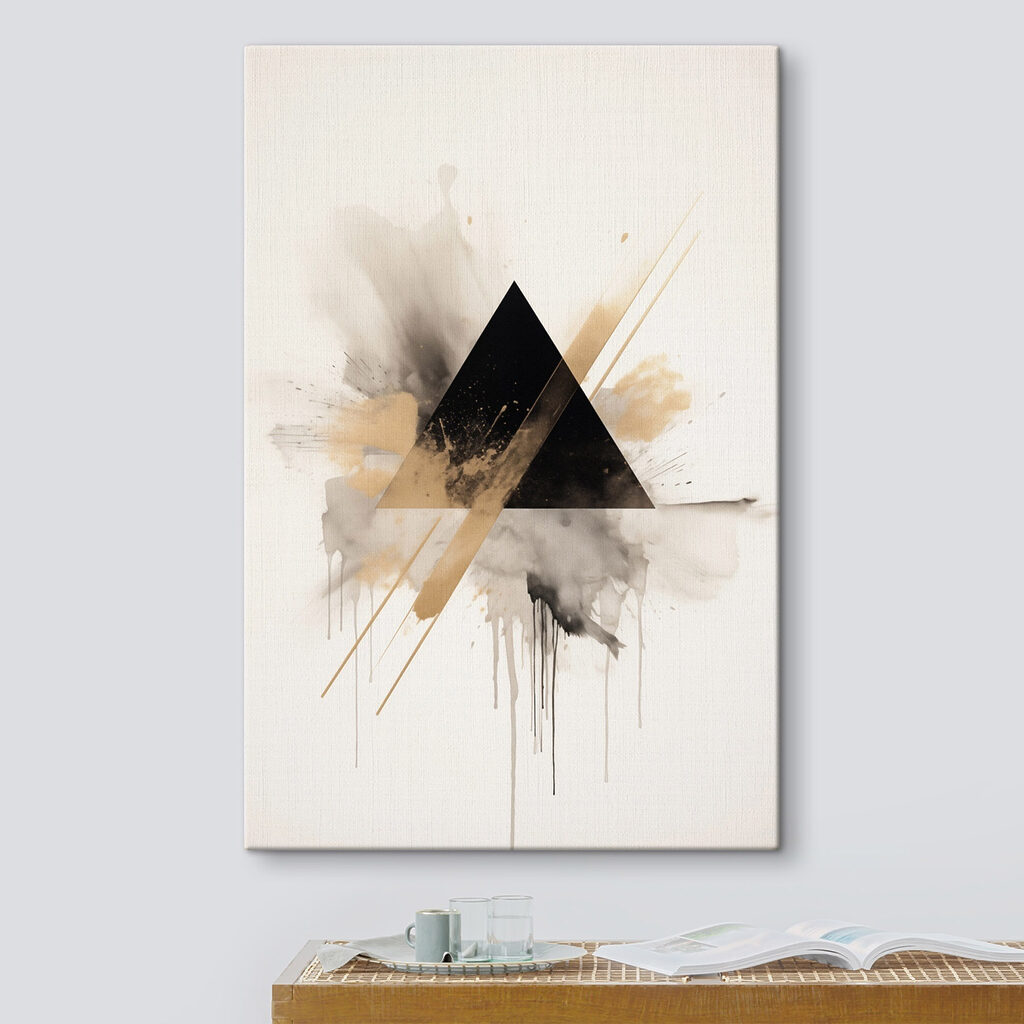 Triangolo nero e oro — ambiente 3