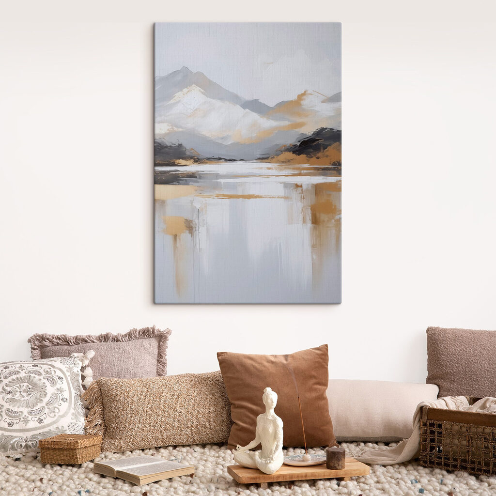 Montagne innevate e riflessi — ambiente 2