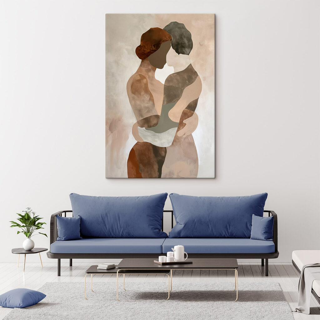 Abbraccio color terra — ambiente 1