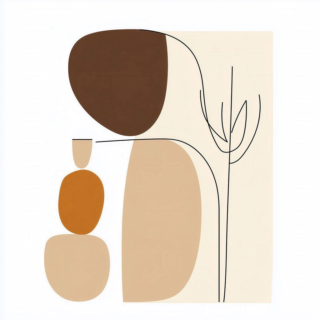 Ramo e forme tonde — design completo