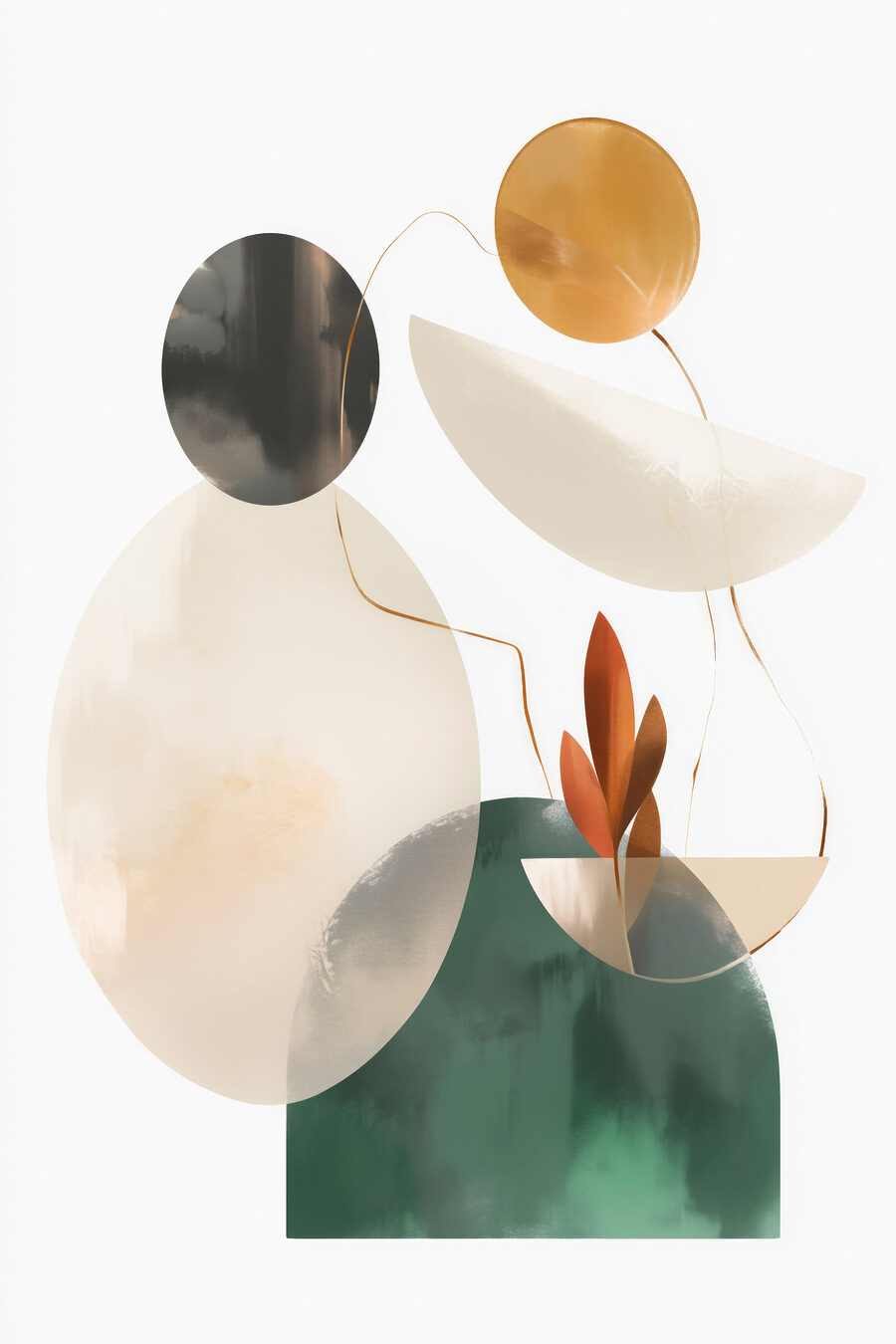 Verde e disco dorato — design completo