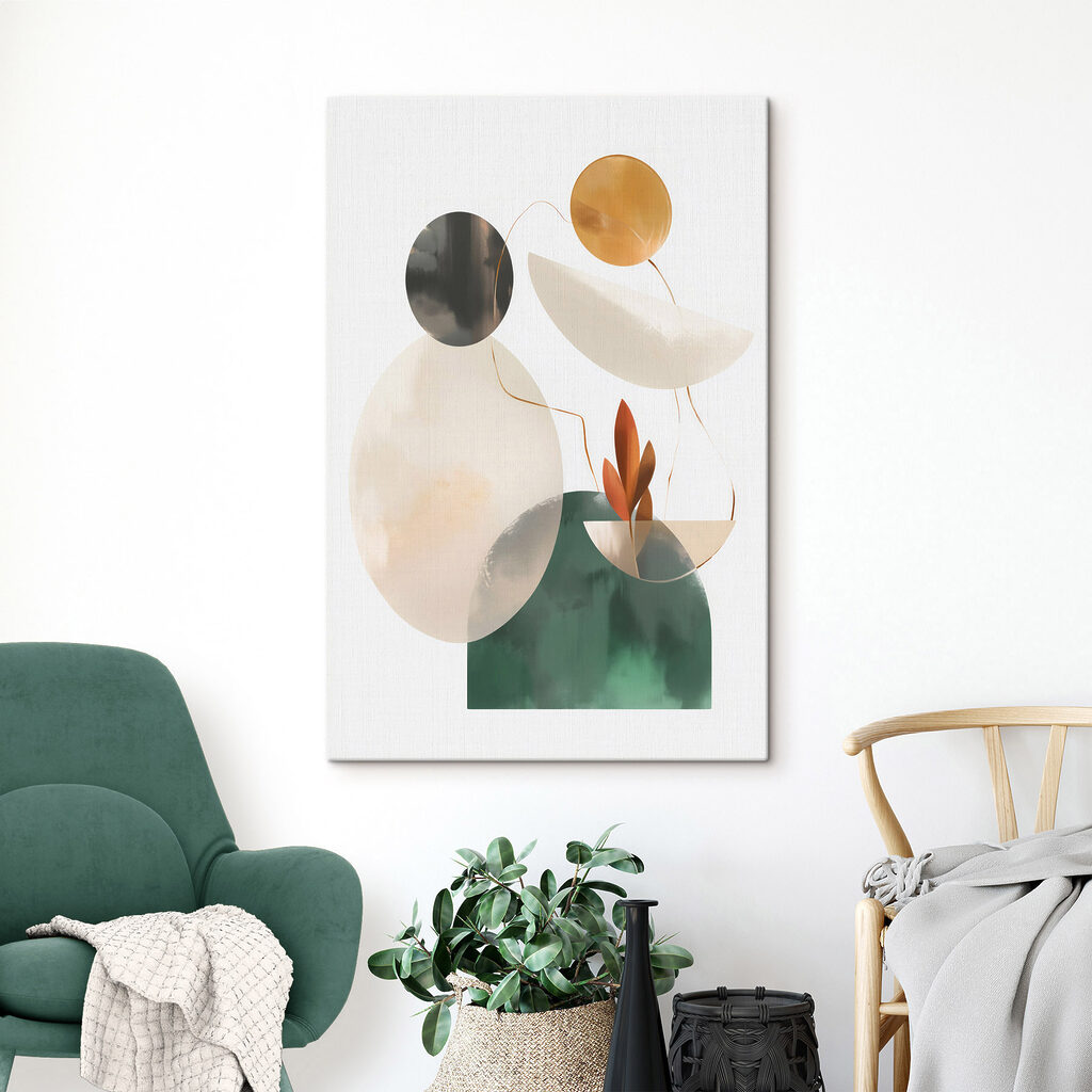 Verde e disco dorato — ambiente 1