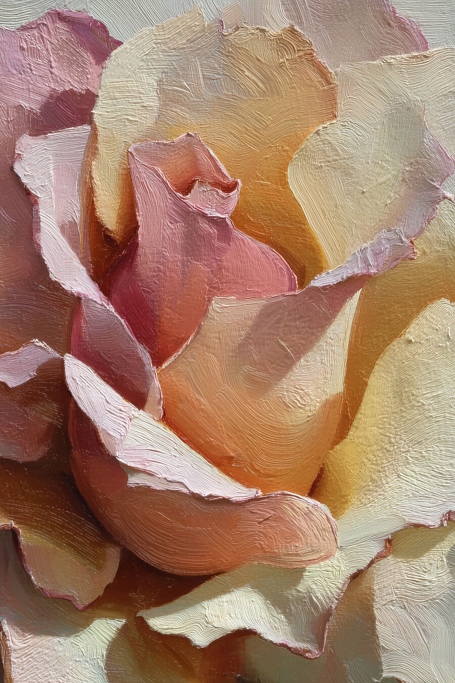 Rosa color pesca — design completo