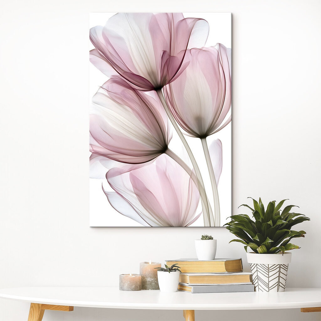 Tulipani rosa sovrapposti — ambiente 1
