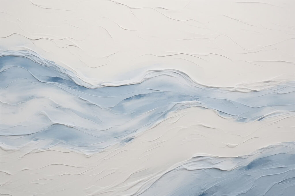 Onde blu in rilievo — design completo