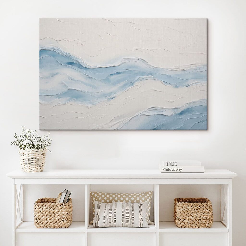Onde blu in rilievo — ambiente 2
