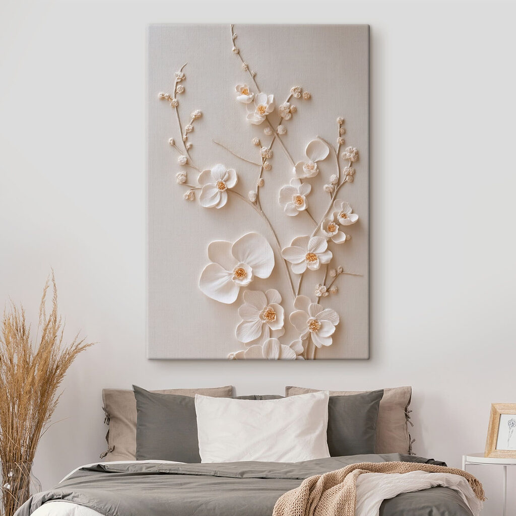 Orchidee bianche sugli steli — ambiente 1