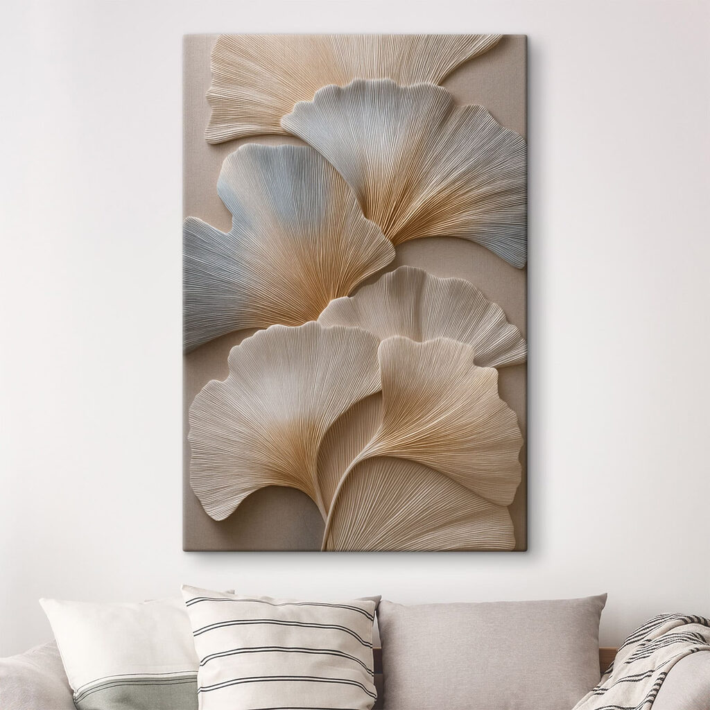 Ginkgo bianco in rilievo — ambiente 2