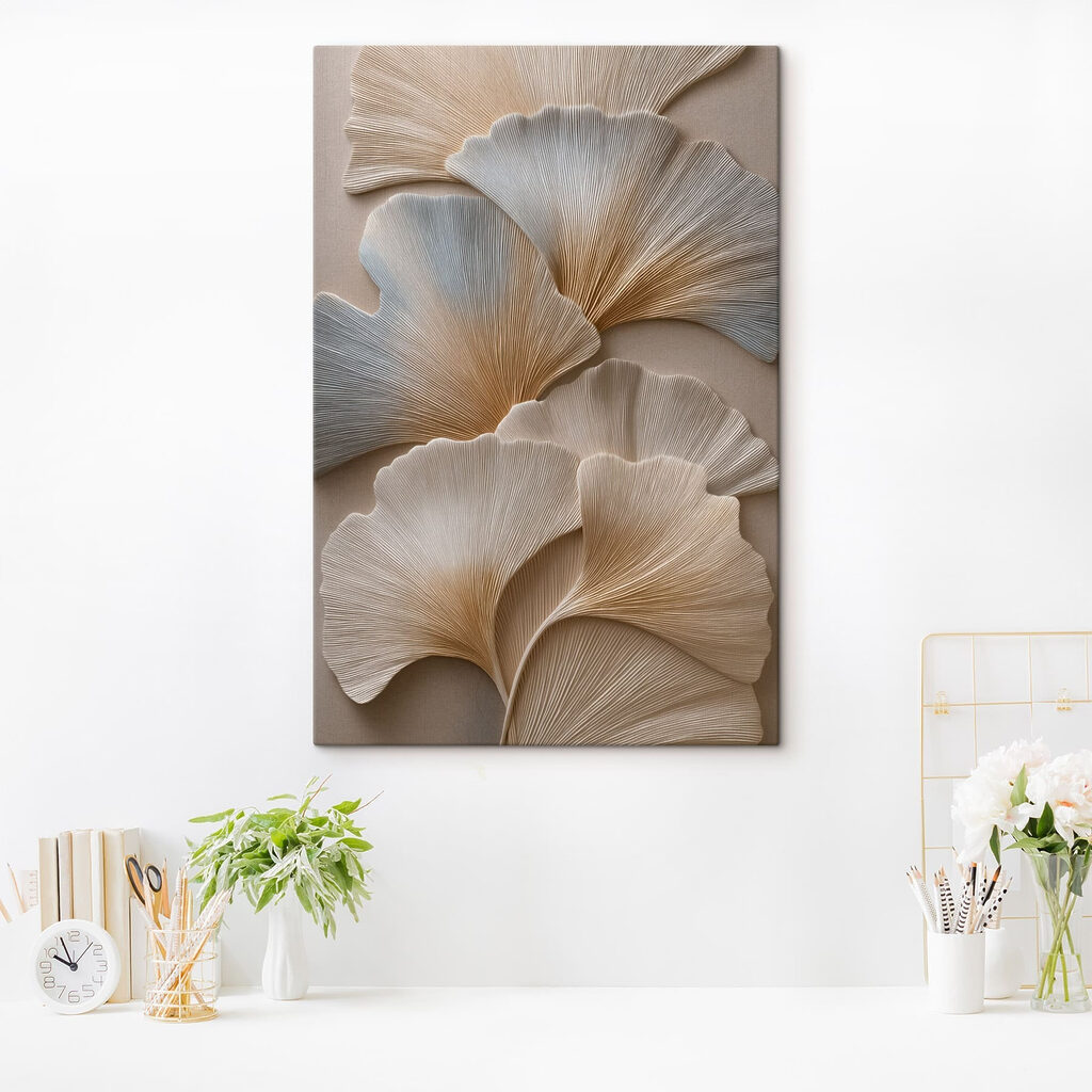 Ginkgo bianco in rilievo — ambiente 3
