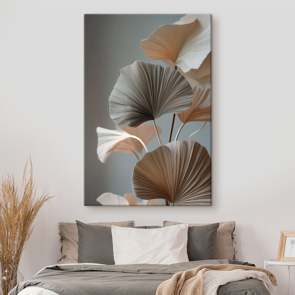Ginkgo bianco su grigio — ambiente 1