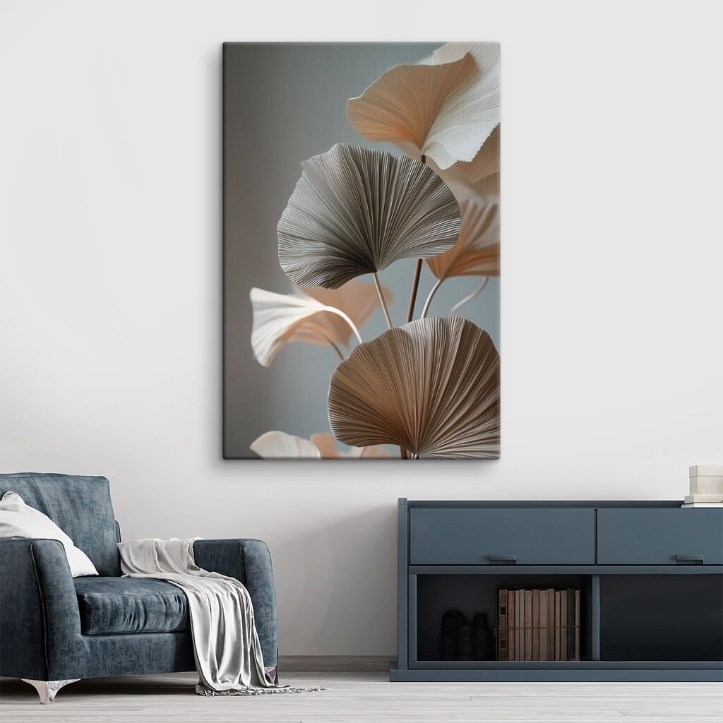Ginkgo bianco su grigio — ambiente 2