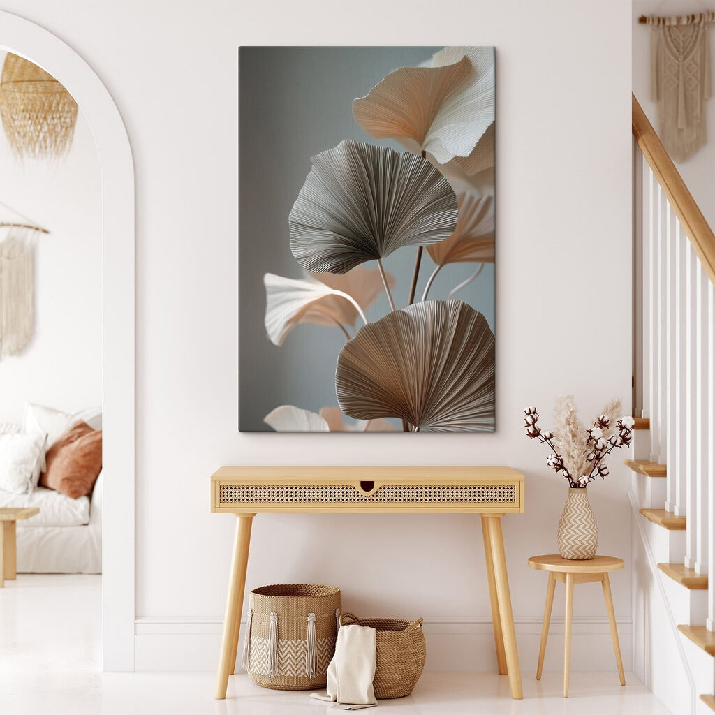 Ginkgo bianco su grigio — ambiente 3