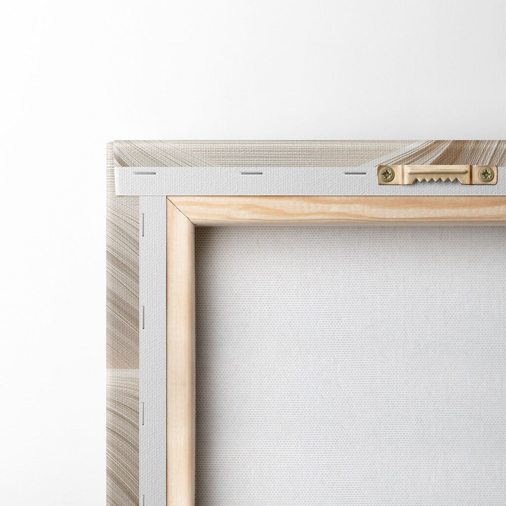 Foglie crema con nervature — retro