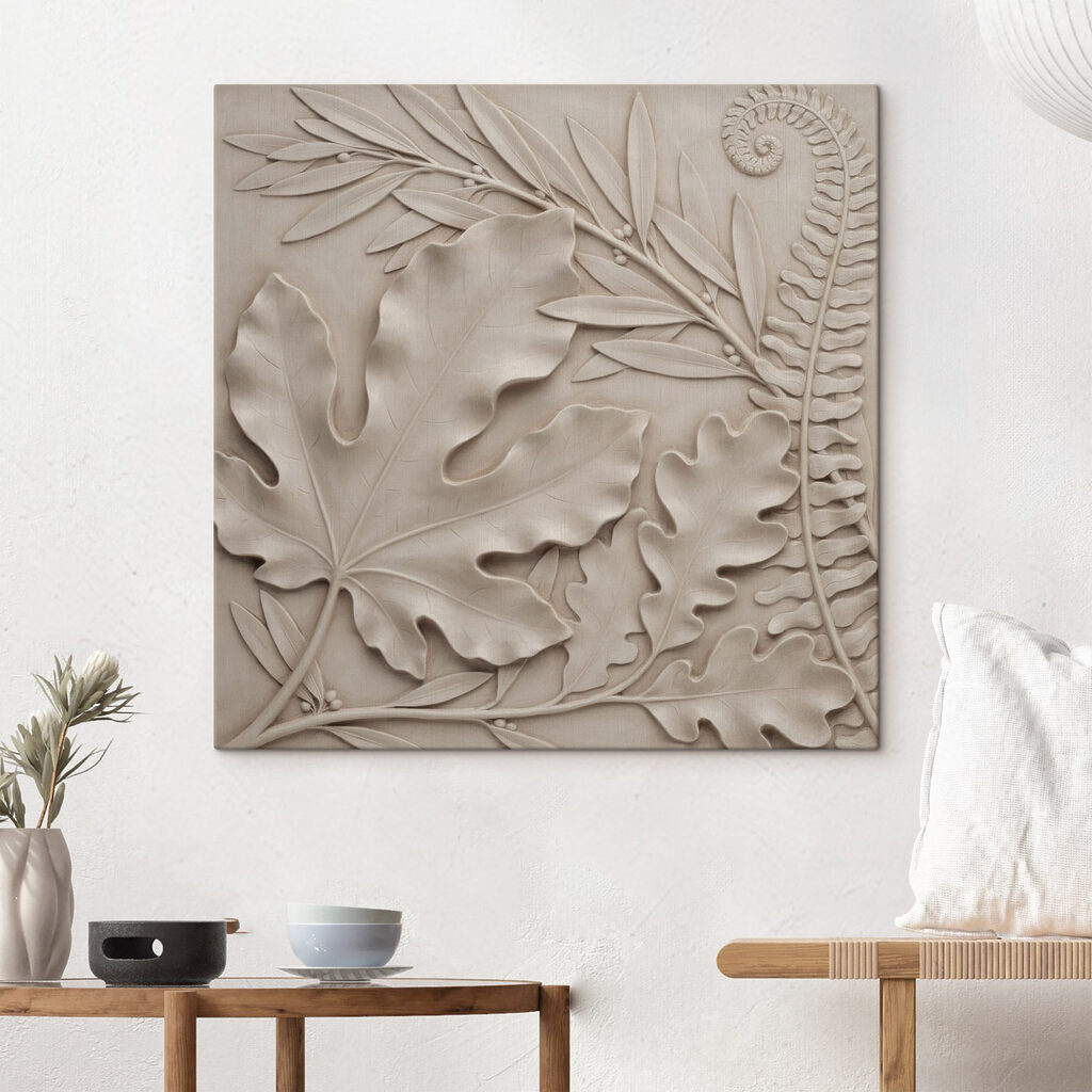 Monstera color sabbia — ambiente 2
