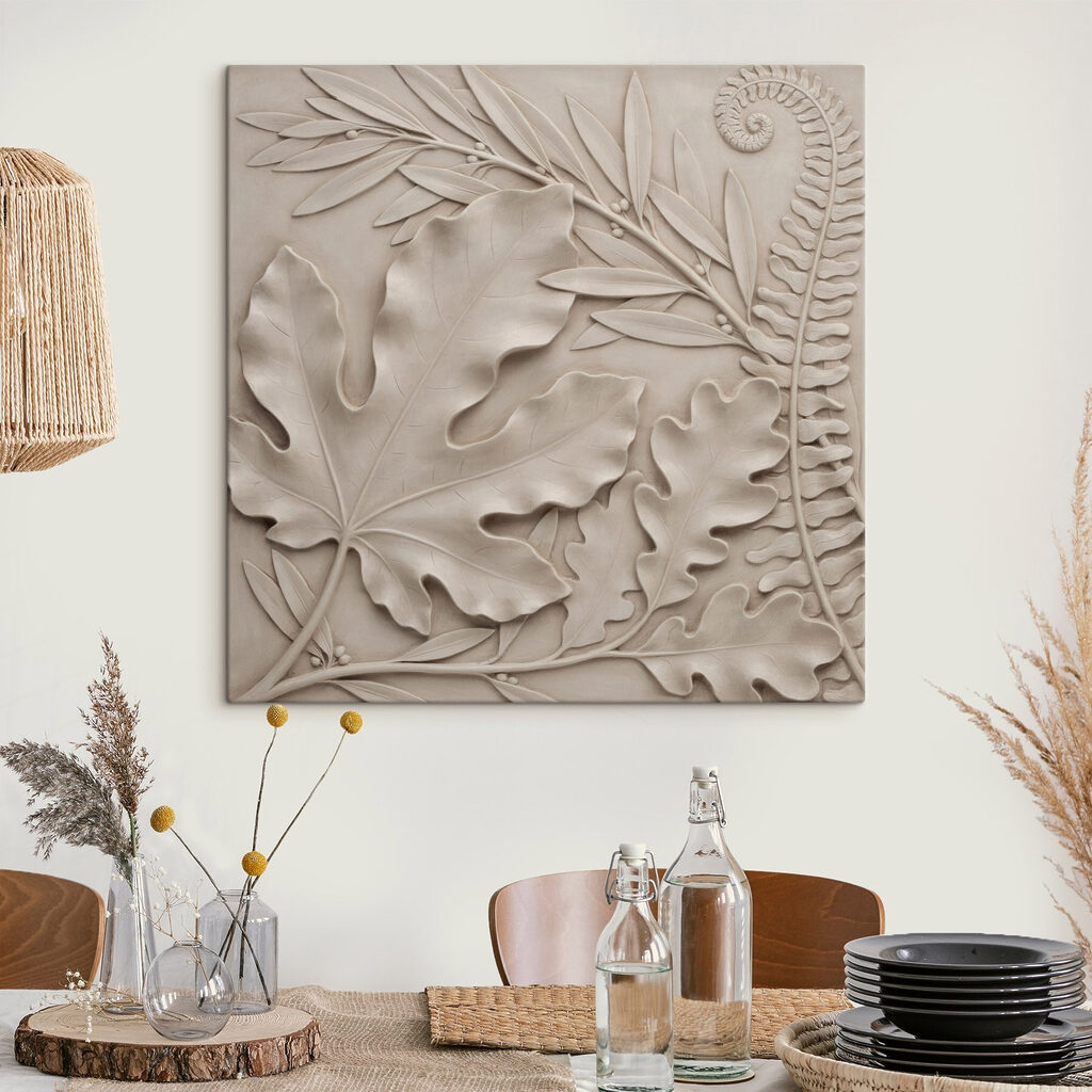 Monstera color sabbia — ambiente 3