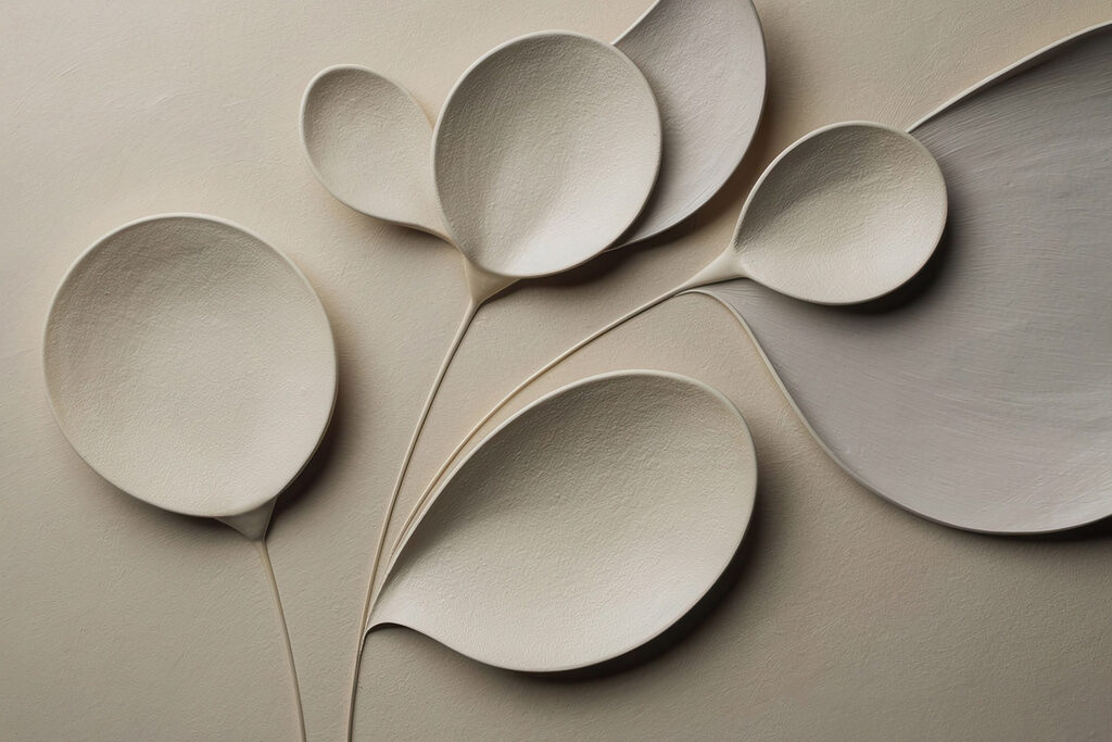 Foglie tonde in ombra — design completo