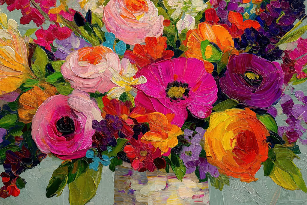 Fiori d’estate vivaci — design completo