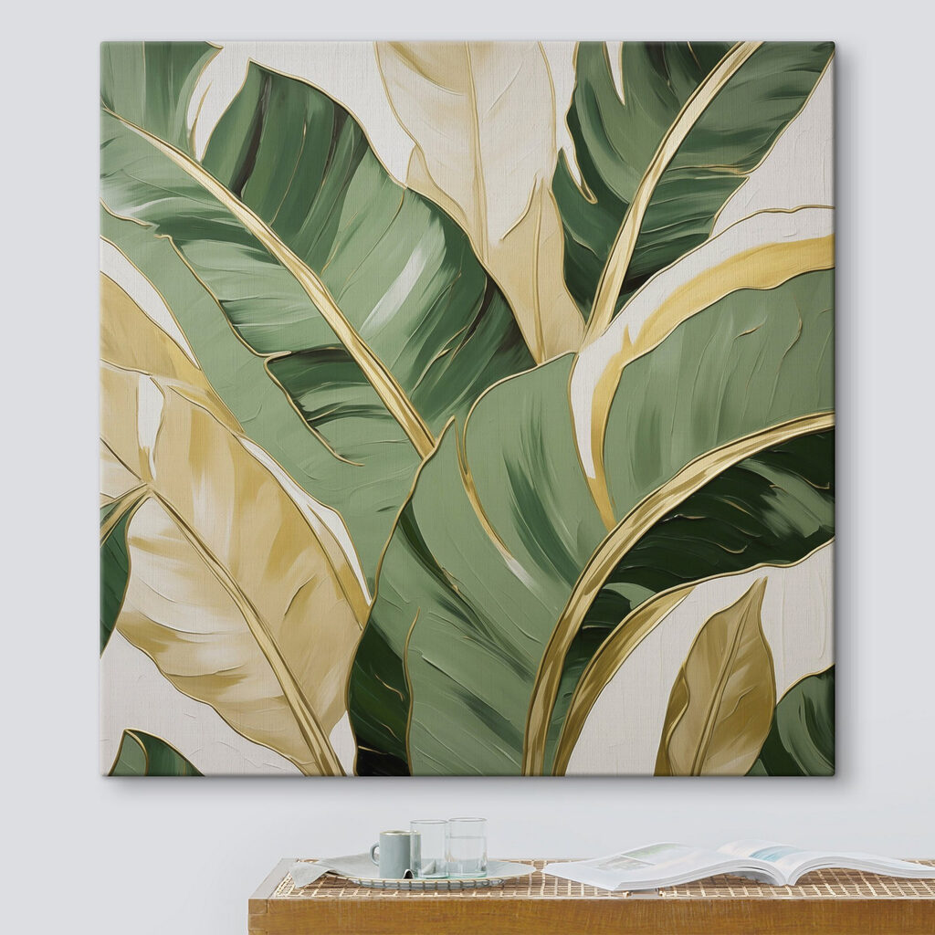 Foglie tropicali verdi — ambiente 1