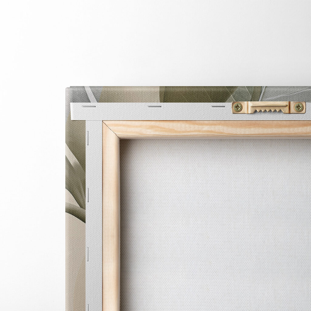 Foglie tra curve pallide — retro