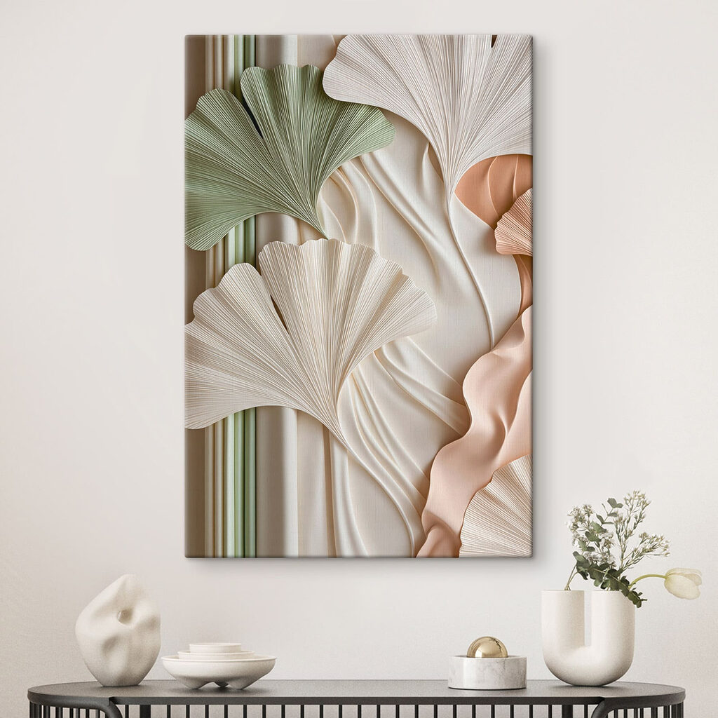 Ginkgo in toni pastello — ambiente 1