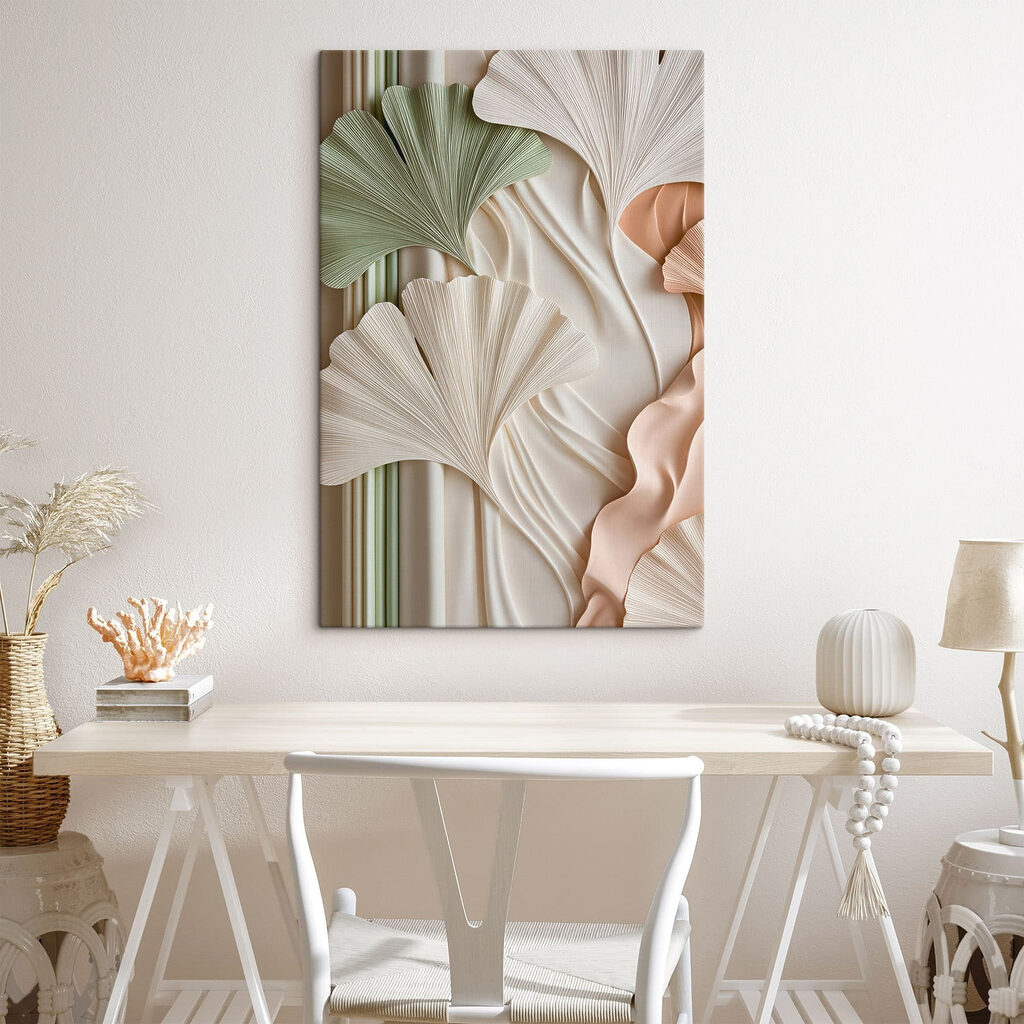Ginkgo in toni pastello — ambiente 3