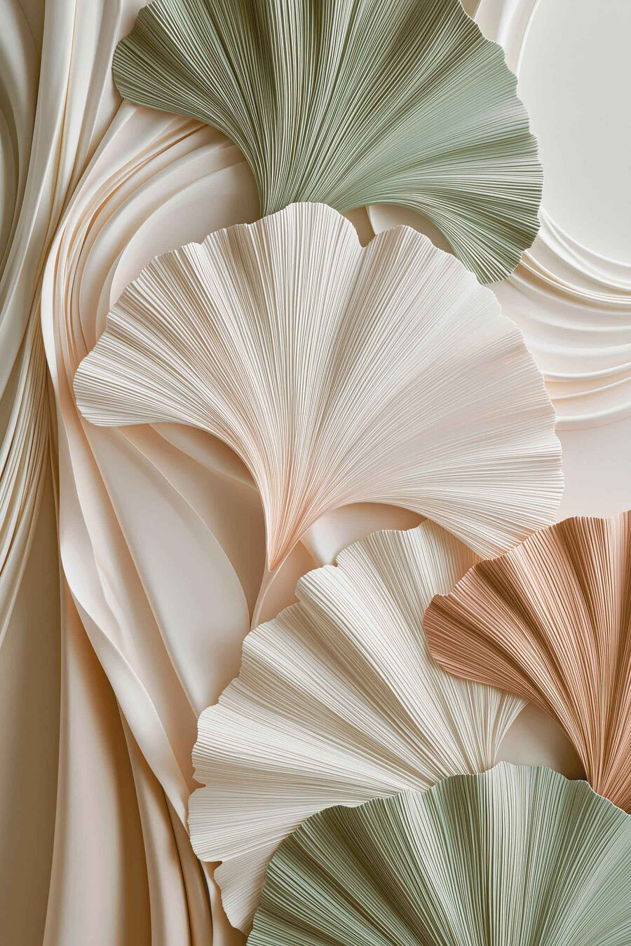 Luce plissettata — design completo