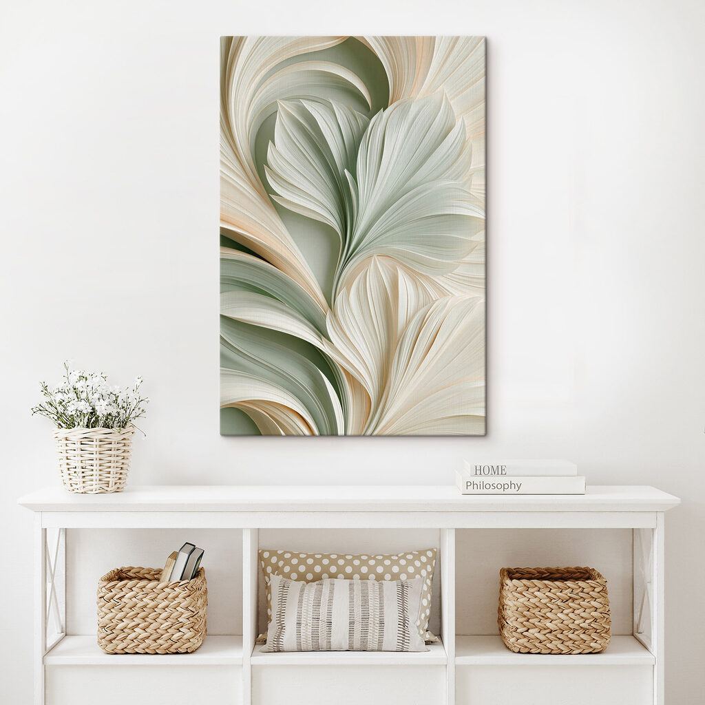 Foglie verdi ondulate — ambiente 2